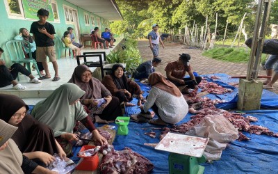 Dokumentasi kegiatan qurban